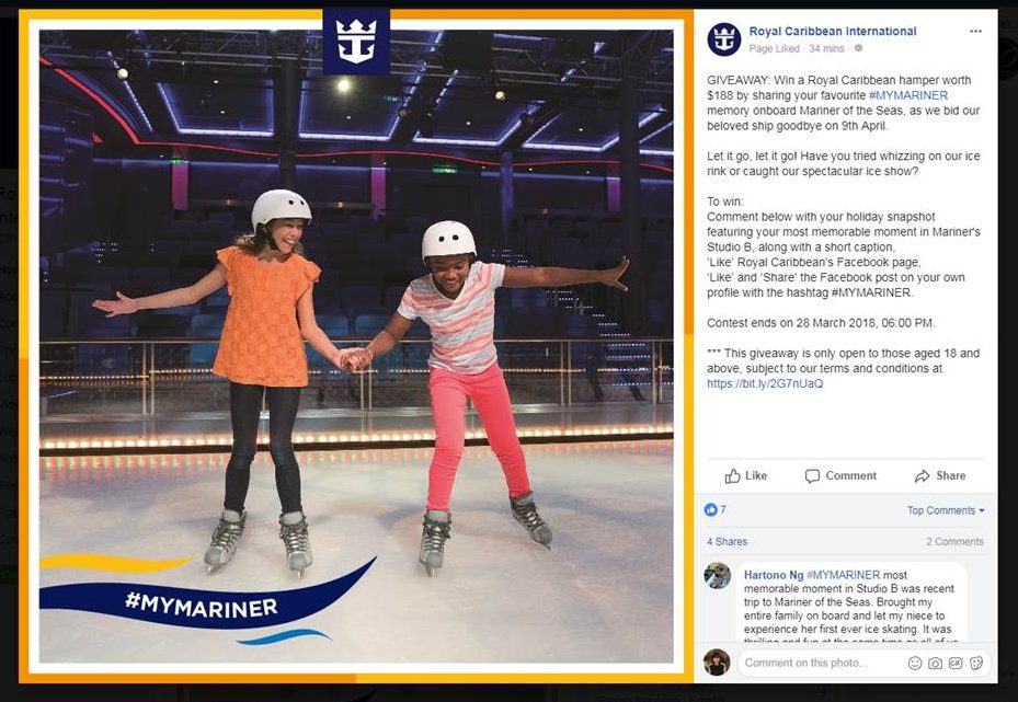 Royal Caribbean Giveaway gives you a chance to win $188 worth of items from Mariner of the Seas - Alvinology