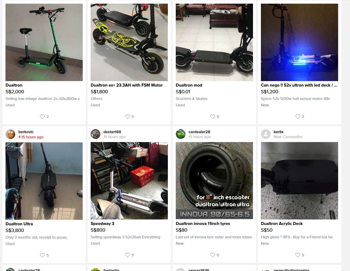 No one is surprised you can buy cheap e-scooter on Carousell, so netizens laugh at the sellers instead - Alvinology