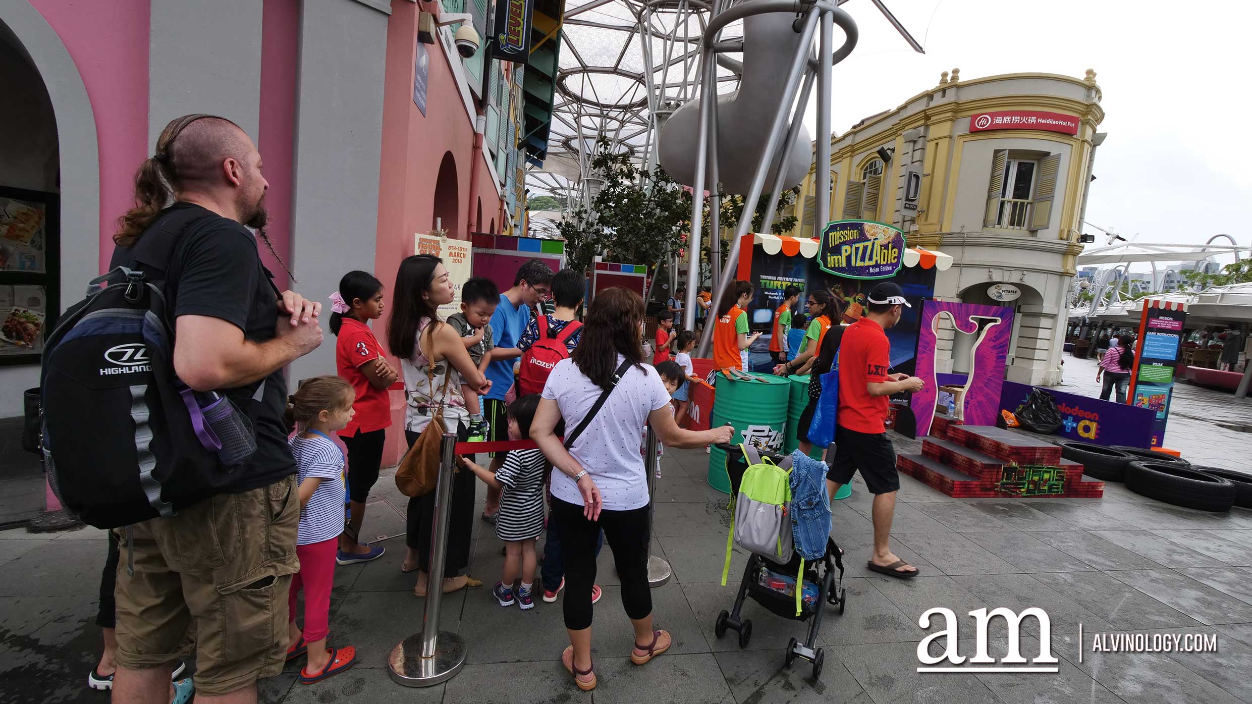 Queues can get quite long - be there early 