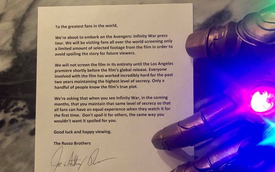 Thanos says no to Avengers: Infinity War spoilers and we agree wholeheartedly - Alvinology