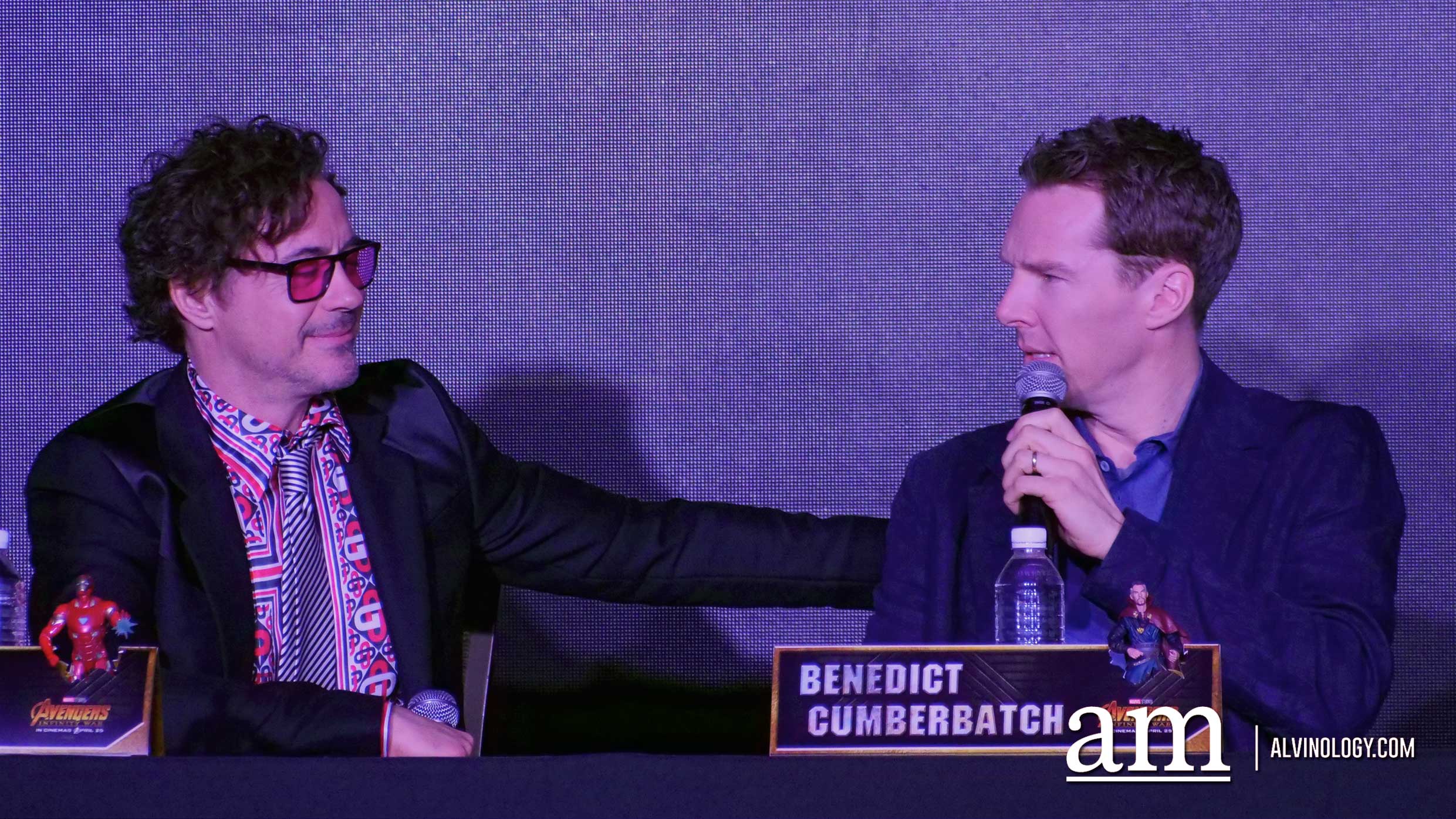 That Bromance between Robert Downey Junior and Benedict Cumberbatch - Alvinology