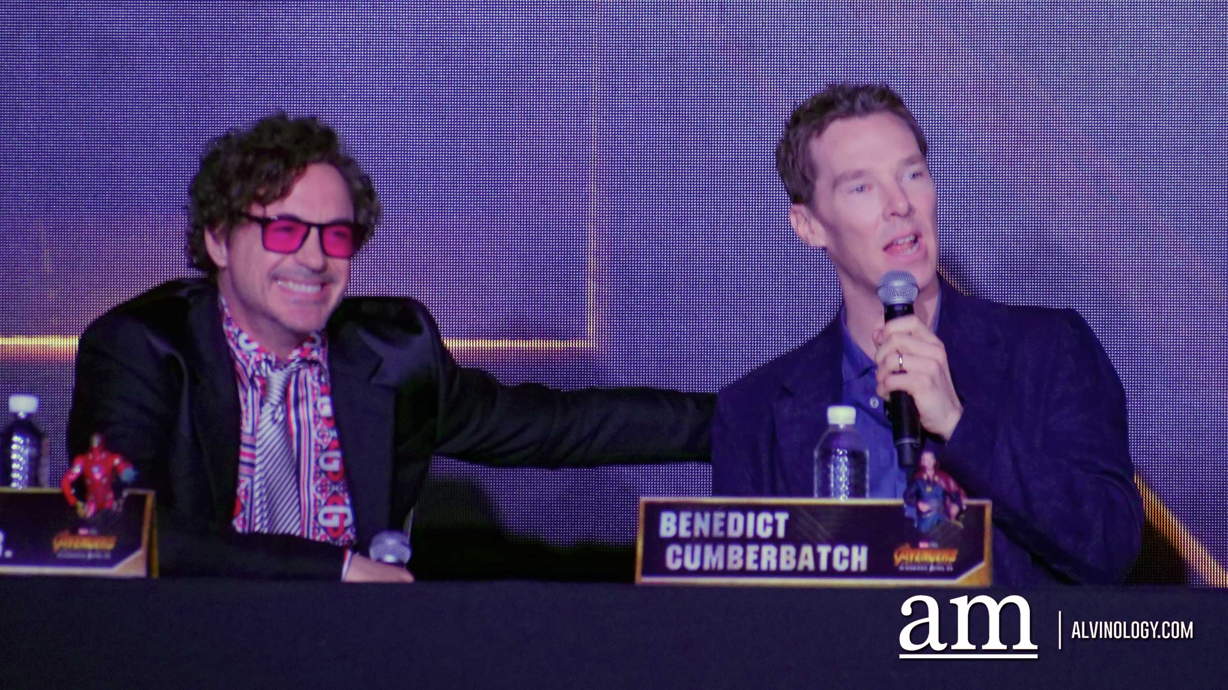 That Bromance between Robert Downey Junior and Benedict Cumberbatch - Alvinology