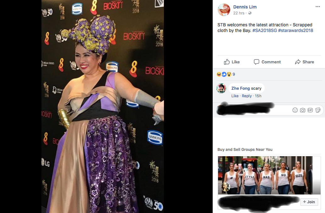 Dennis Lim is back to roast the fashion on the 2018 Star Awards red carpet - Alvinology