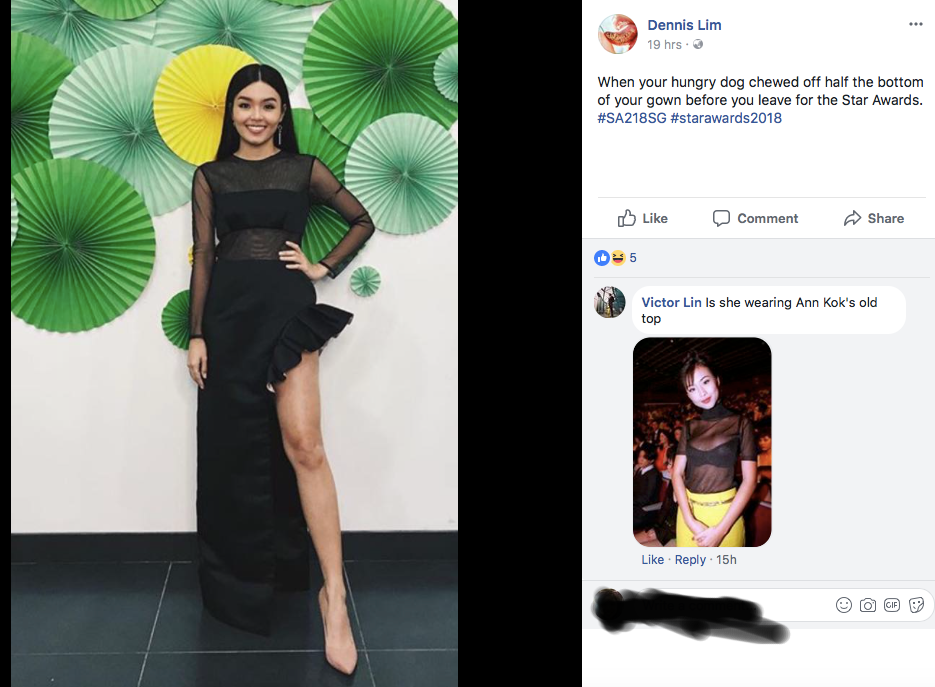 Dennis Lim is back to roast the fashion on the 2018 Star Awards red carpet - Alvinology