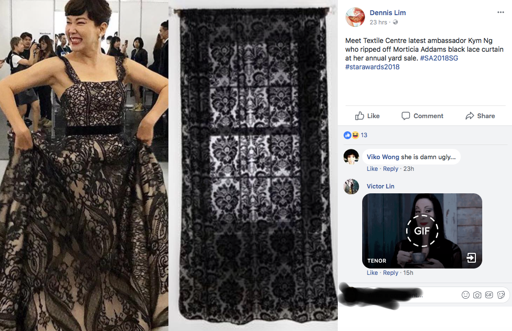 Dennis Lim is back to roast the fashion on the 2018 Star Awards red carpet - Alvinology