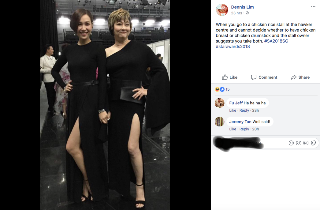 Dennis Lim is back to roast the fashion on the 2018 Star Awards red carpet - Alvinology