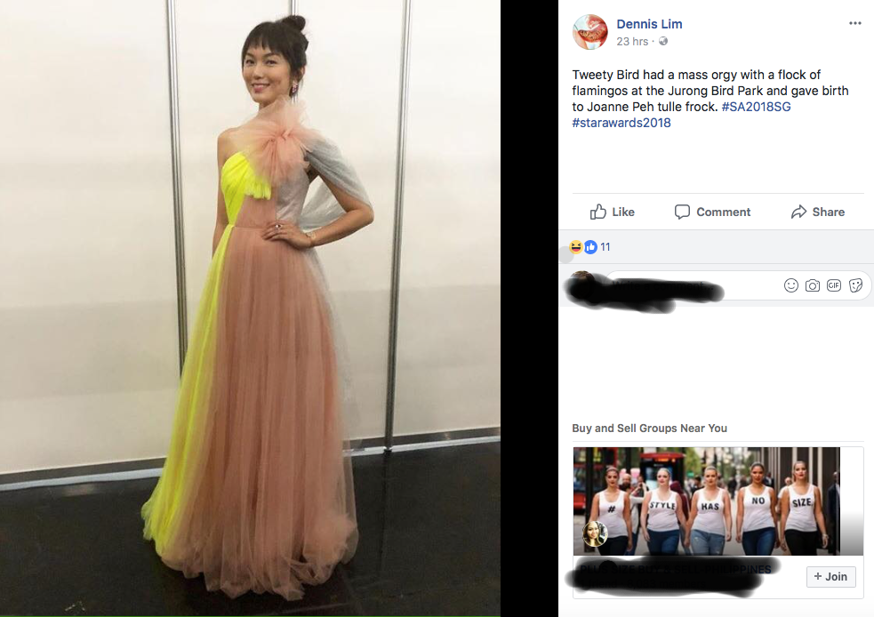Dennis Lim is back to roast the fashion on the 2018 Star Awards red carpet - Alvinology
