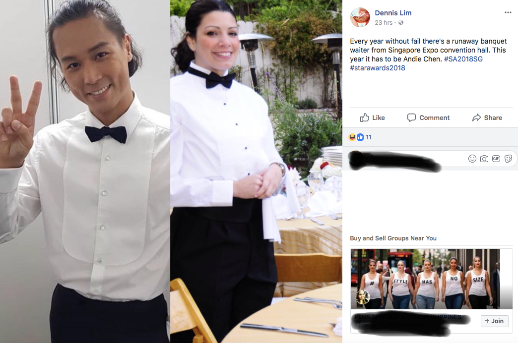 Dennis Lim is back to roast the fashion on the 2018 Star Awards red carpet - Alvinology