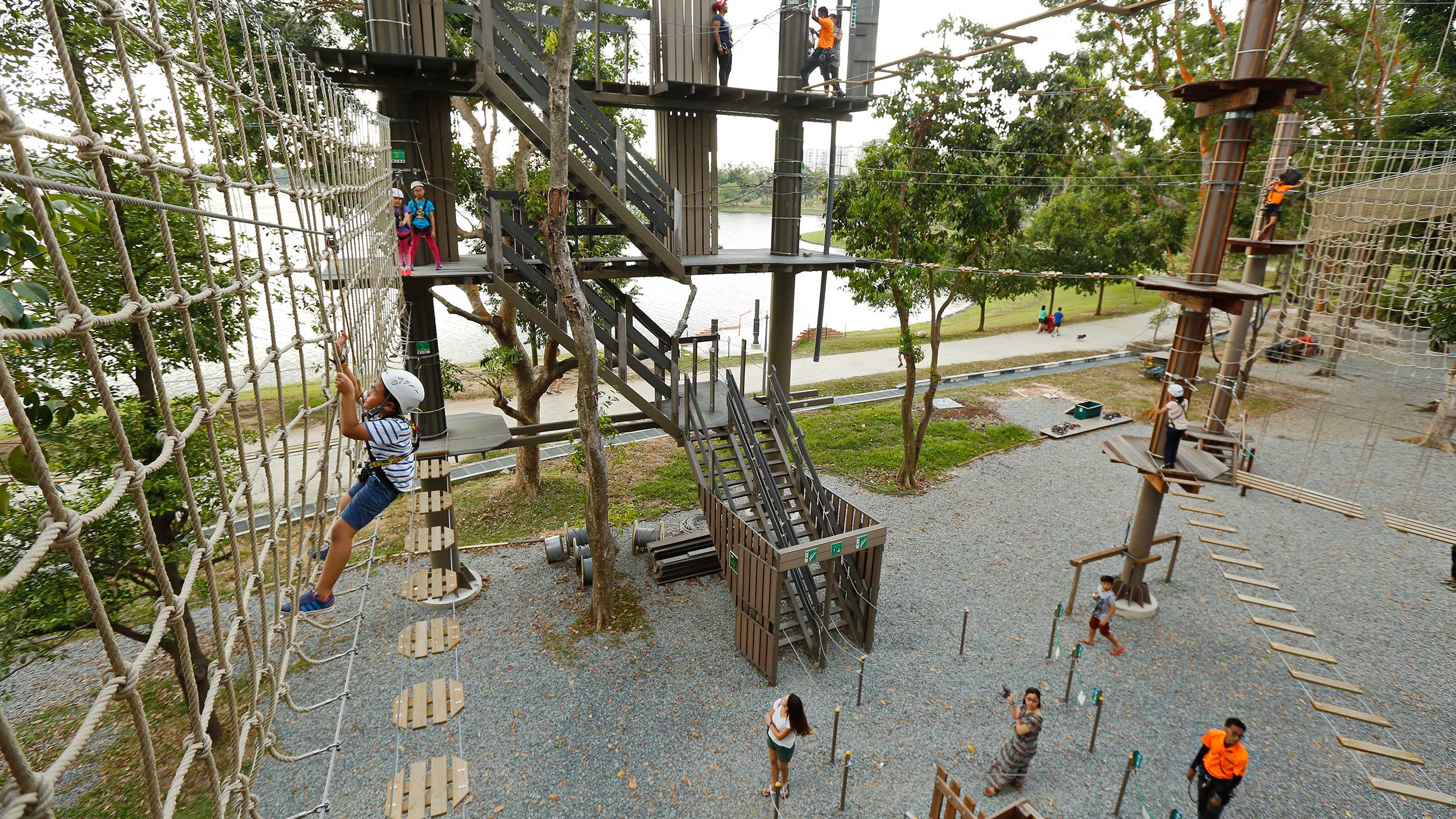Forest Adventure at Bedok Reservoir Park - Singapore's First and Only Treetop Obstacle Course is now Bigger and Better Forest Adventure at Bedok Reservoir Park - Singapore's First and Only Treetop Obstacle Course is now Bigger and Better - Alvinology