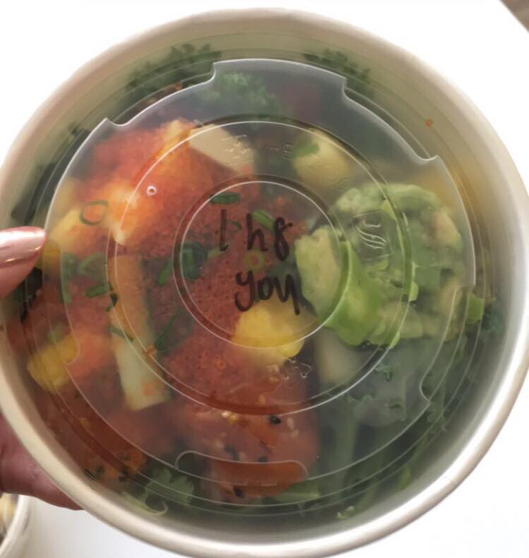 Aloha Poké fires an employee over misspelling a name to "I h8 you" - Alvinology