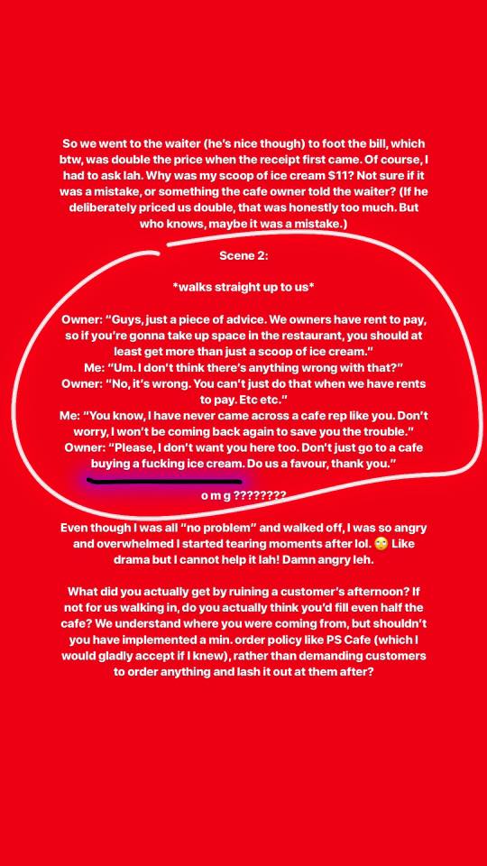 Café manager of Luxe Singapore scolds customers over a cheap purchase Café manager of Luxe Singapore scolds customers over a cheap purchase - Alvinology