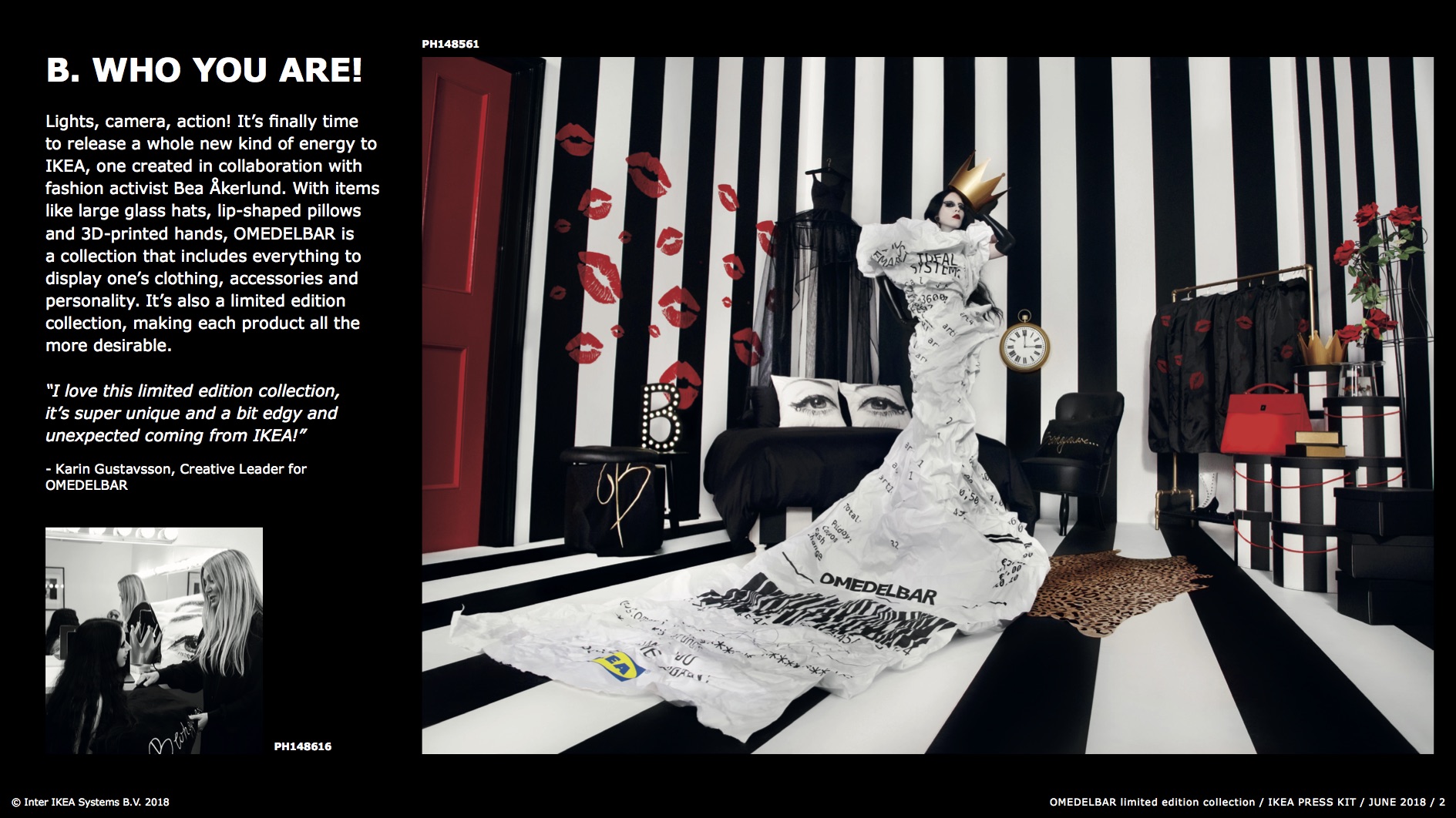 Goth meets Hollywood glamour at IKEA's new OMEDELBAR collection Goth meets Hollywood glamour at IKEA's new OMEDELBAR collection - Alvinology