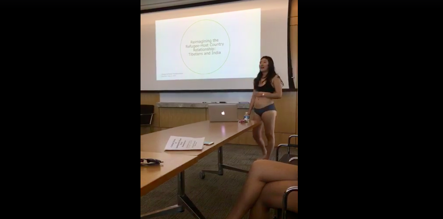 Letitia Chai, Cornell college student who stripped for her thesis defence practice, basically just threw a tantrum - Alvinology