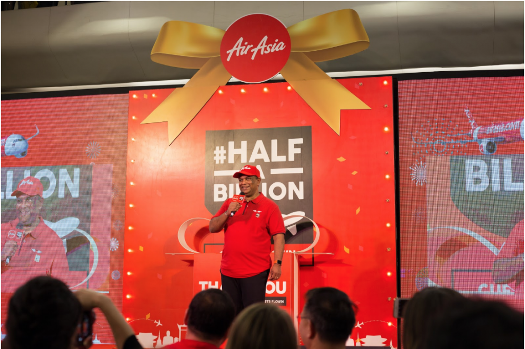 Air Asia Celebrates Half A Billion Guests Flown with lifetime of free flights - Alvinology