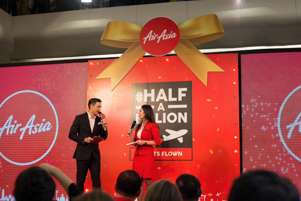 Air Asia Celebrates Half A Billion Guests Flown with lifetime of free flights - Alvinology