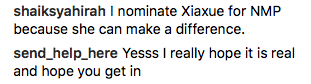 Xiaxue wants a seat in Parliament as NMP - Alvinology