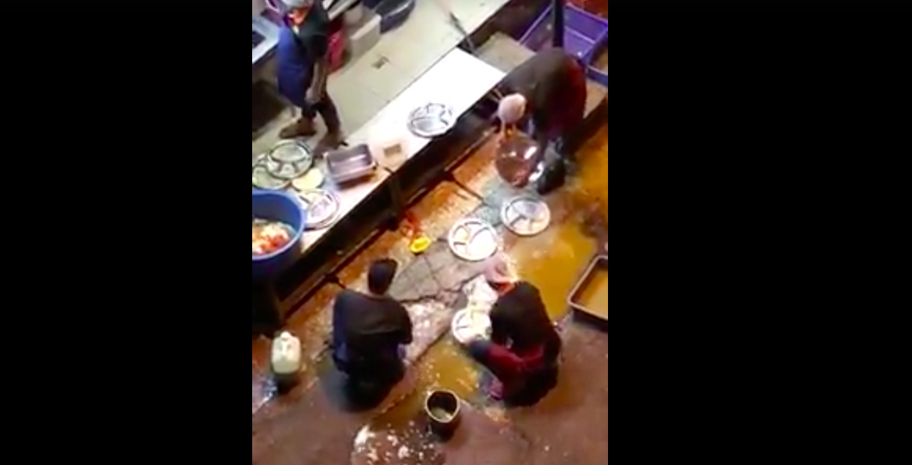 Malaysian Raj's Banana Leaf Restaurant workers filmed washing dishes in the gutter, offering free dinner - Alvinology
