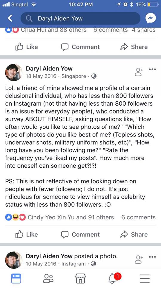 Daryl Aiden Yow apologises for plagiarising other people's work and using misleading captions - Alvinology