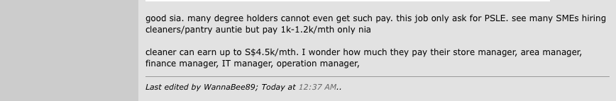 $4500 per month Night cleaner job at Hai Di Lao is kind of great - Alvinology