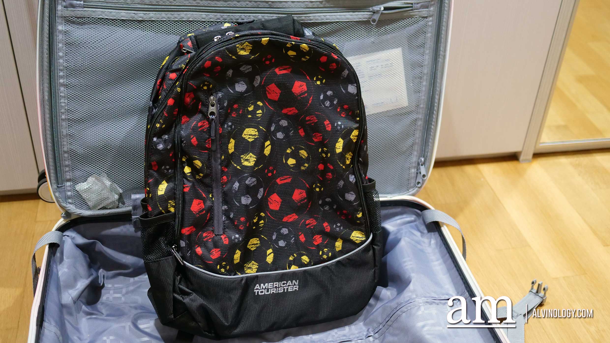 Traveling this World Cup? Grab a American Tourister's Soccer themed luggage along! - Alvinology