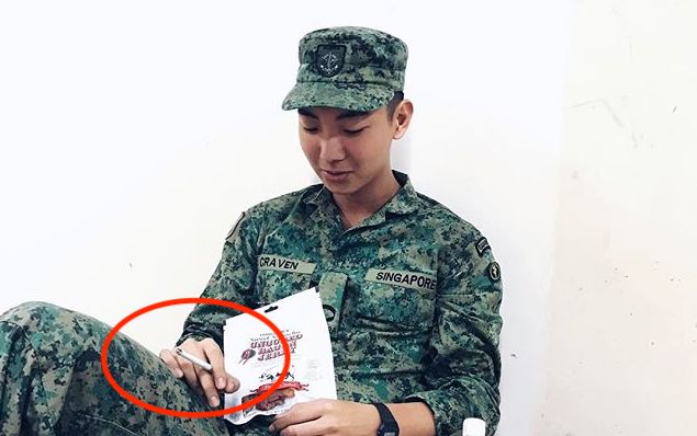 Did Darel Aiden Yow's brother, Craven Yow, post SAF training photos on Instagram and admit his brother made a mistake? - Alvinology