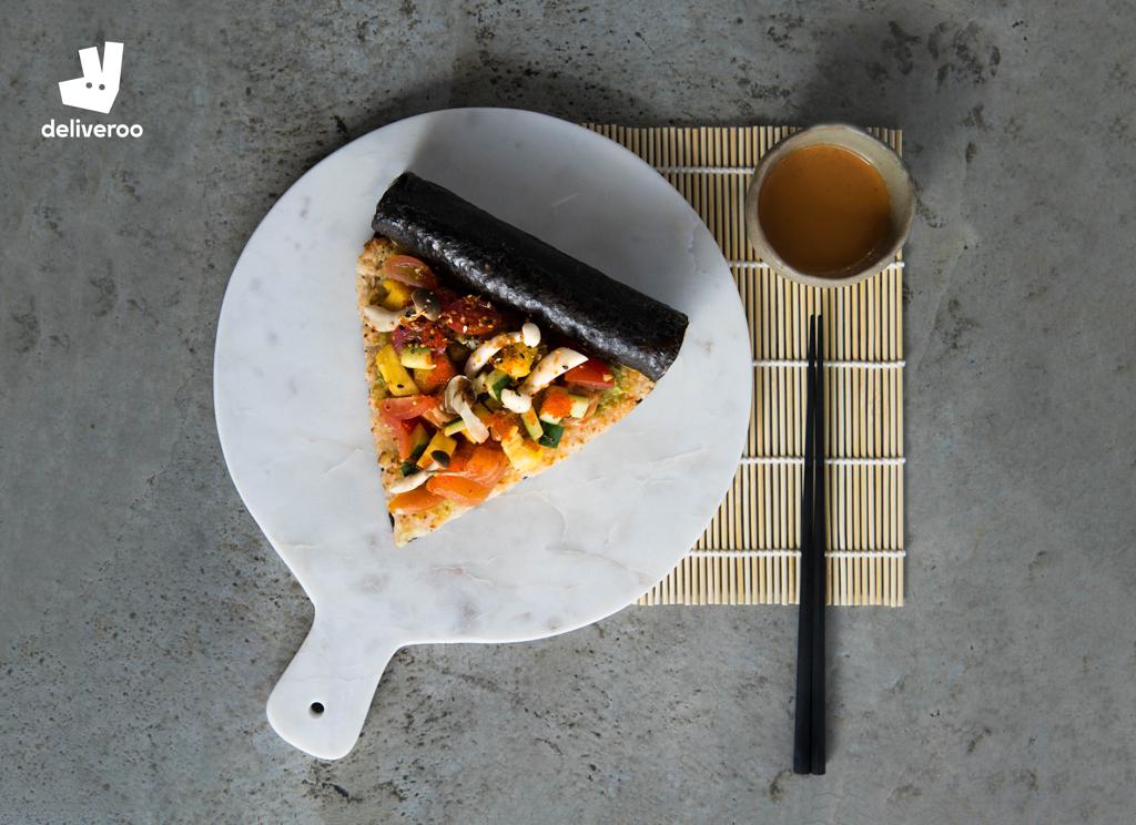 Sushi Poké Pizza exclusively available on Deliveroo from June 16-18! - Alvinology