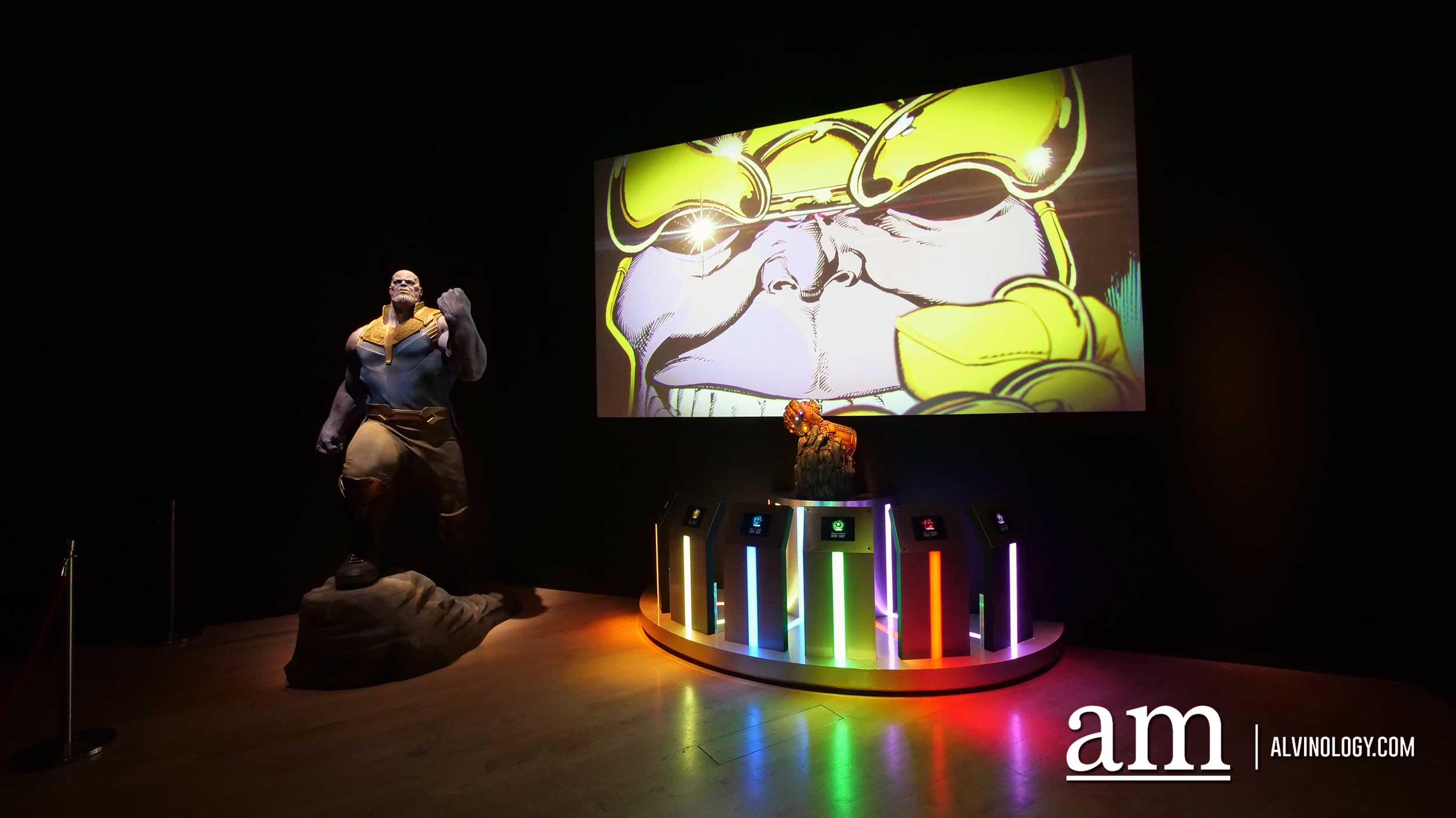 Marvel Studios: Ten Years of Heroes exhibition @ Artscience Museum, Marina Bay Sands - Alvinology