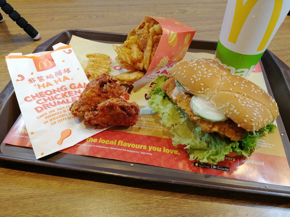 McDonald's Ha Cheong Gai Drumlets and Burgers are Seriously Good - Alvinology