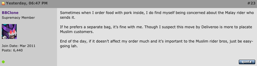Netizens have differing opinions towards Deliveroo's new halal delivery bag initiative? Netizens have differing opinions towards Deliveroo's new halal delivery bag initiative? - Alvinology