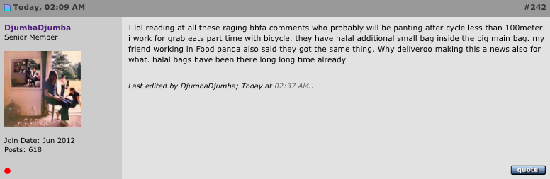 Netizens have differing opinions towards Deliveroo's new halal delivery bag initiative? Netizens have differing opinions towards Deliveroo's new halal delivery bag initiative? - Alvinology