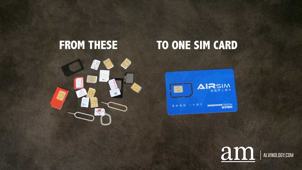 Enjoy data service in over 100 countries with just one SIM card from AIRSIM - here's how - Alvinology