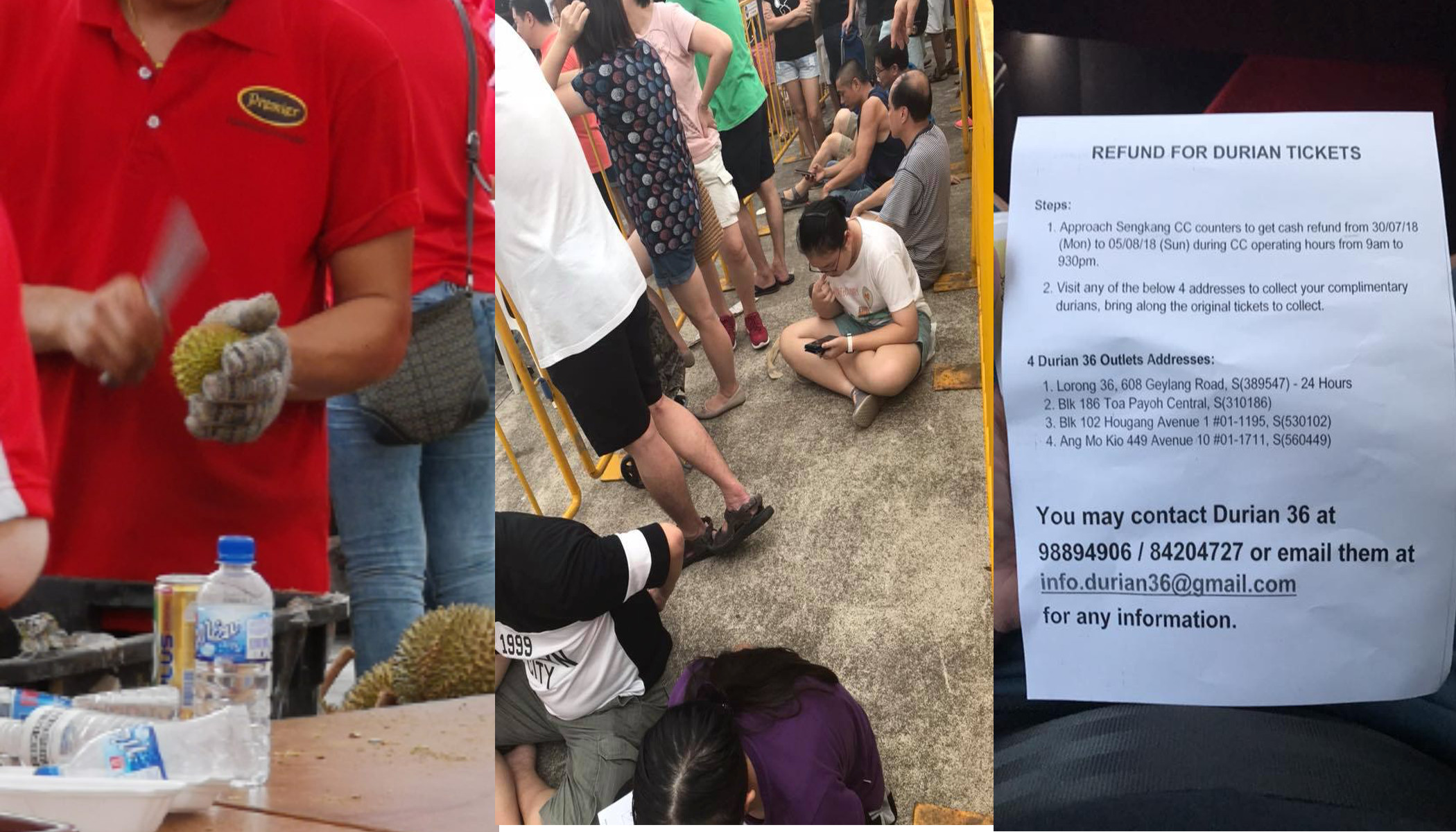 Durian festival disaster: 4-hour queues to get tiny durian or none at all for $5 - Alvinology