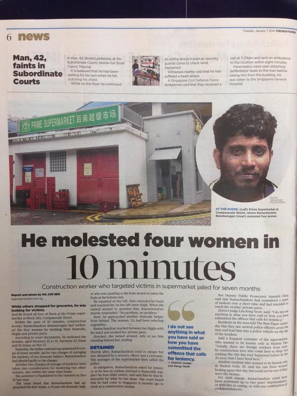 Singaporean sex offenders who molested the most amount of people in relatively short amounts of time - Alvinology