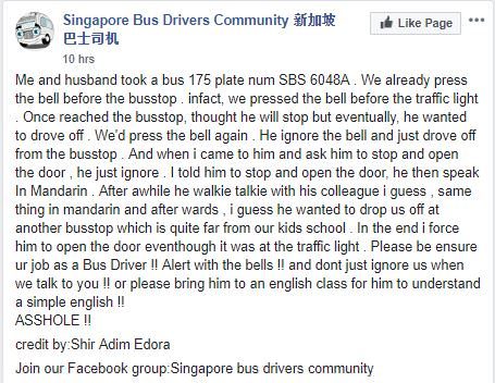 Mandarin-speaking Chinese Bus Driver and Malay Passenger led to verbal altercation, but who is at fault? Mandarin-speaking Chinese Bus Driver and Malay Passenger led to verbal altercation, but who is at fault? - Alvinology