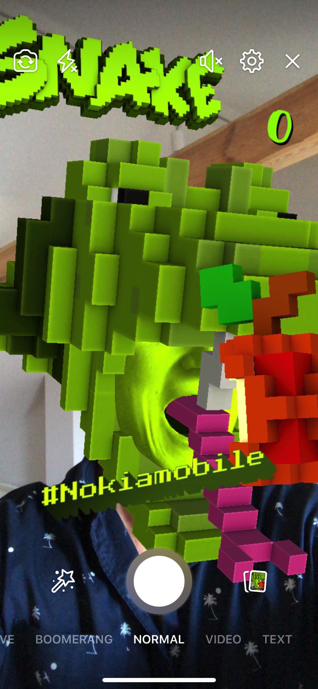 You can now play Nokia's classic Snake game using AR technology - Alvinology