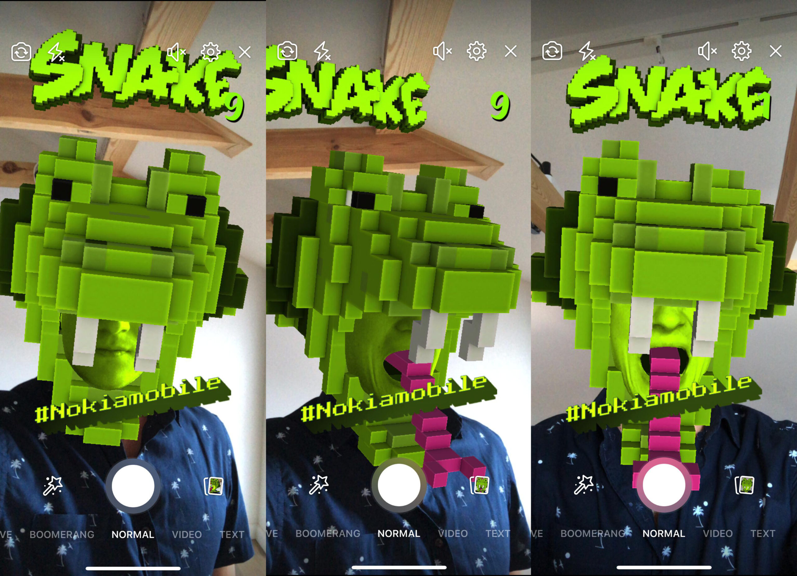 You can now play Nokia's classic Snake game using AR technology - Alvinology