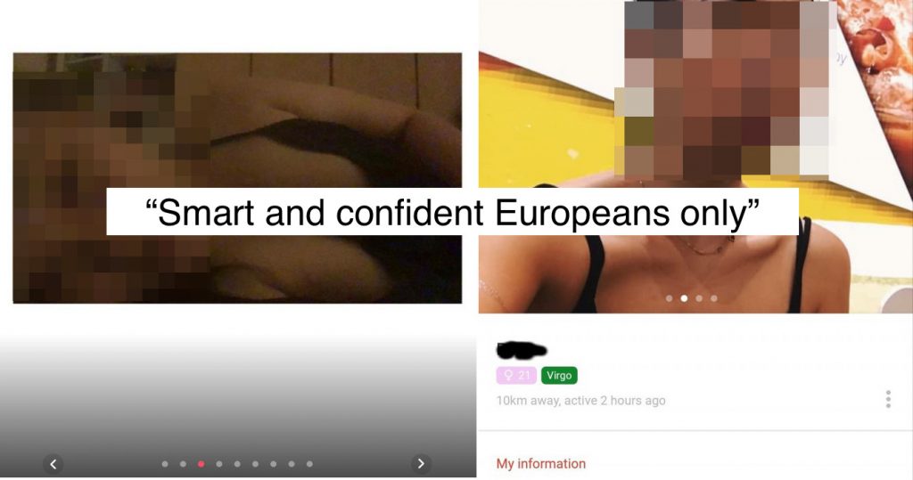 Netizens roast female Singaporean's Tinder profile for preferring "White Guys" - Alvinology