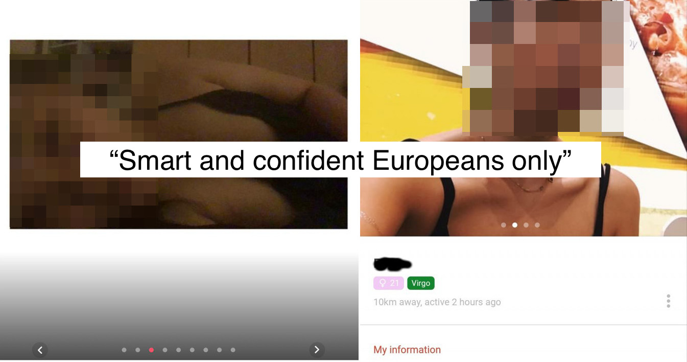 Netizens roast female Singaporean's Tinder profile for preferring "White Guys" - Alvinology