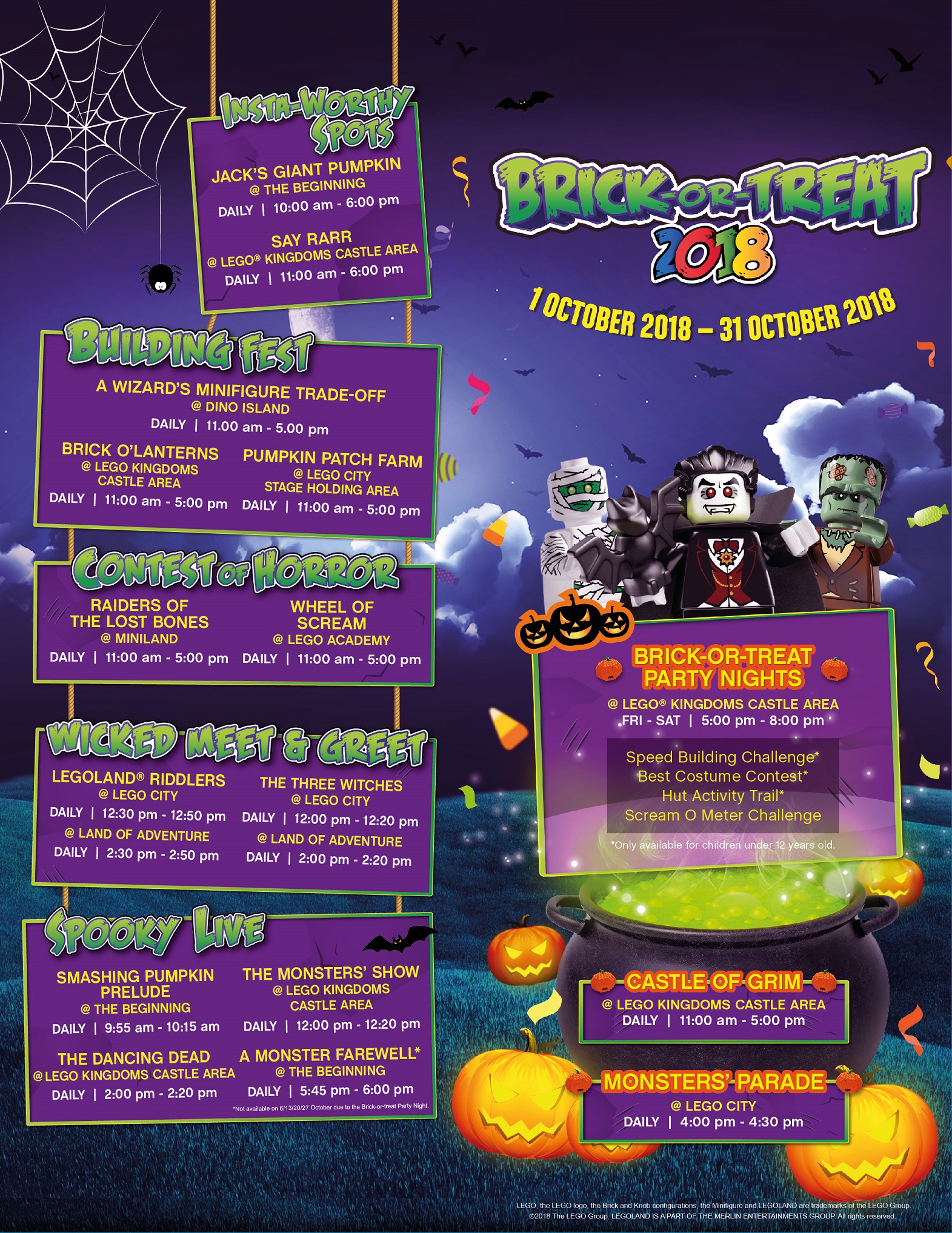Kids dressed in Spooky Halloween Costume gets FREE Entry to LEGOLAND Malaysia in October and More! - Alvinology