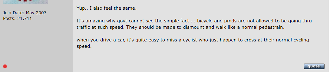 Cyclist gets run over by car but netizens aren't as sympathetic as you'd think - Alvinology