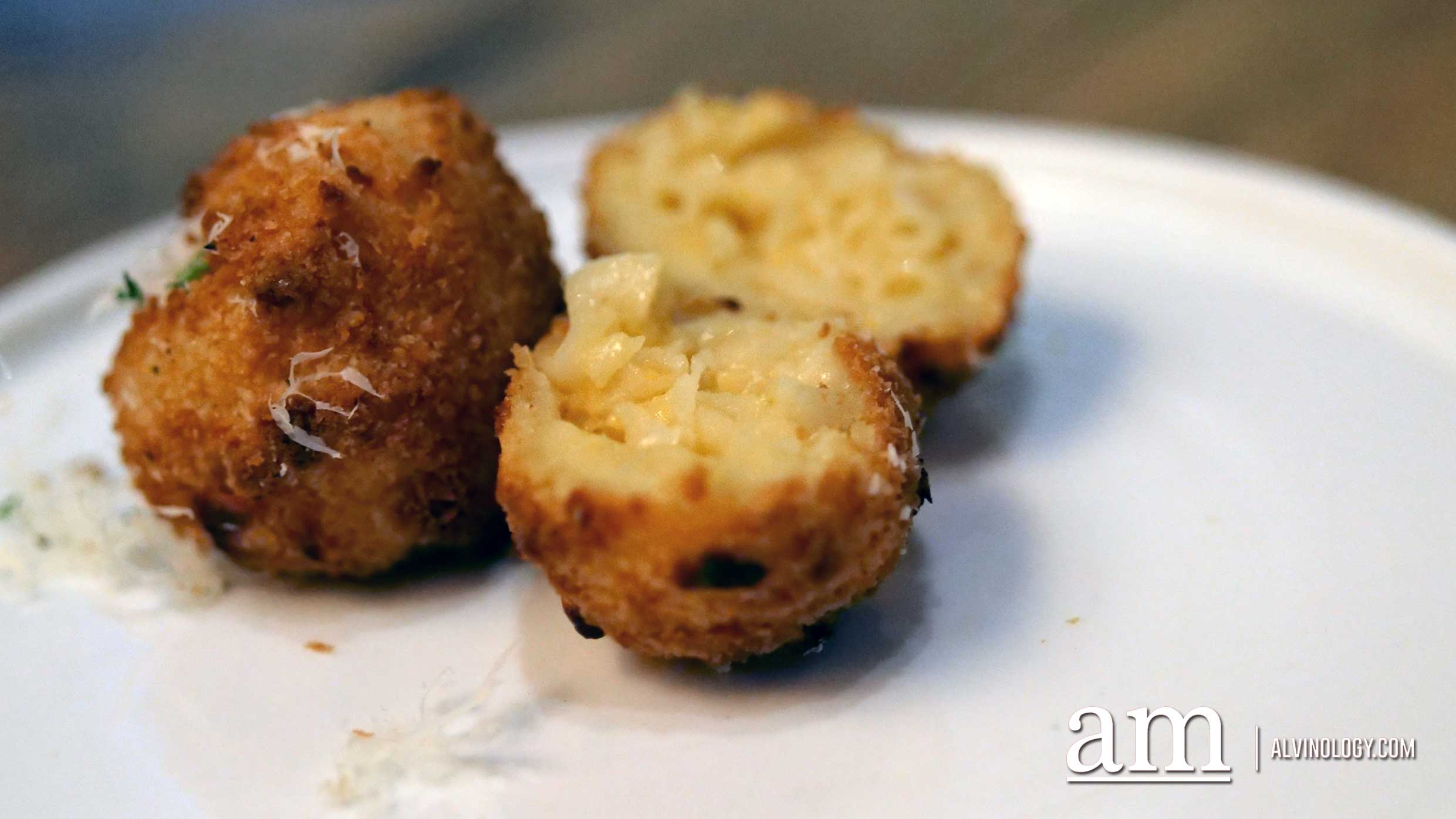 Club Meatballs at Cross Street has a new millennial chef and her real name is La Mei Mei Inside of the mac and cheese ball