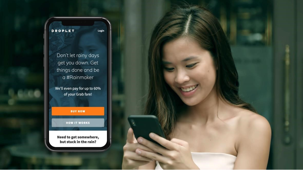 Droplet is the new insurance against unexpected high fares from Grab during rainy days - Alvinology