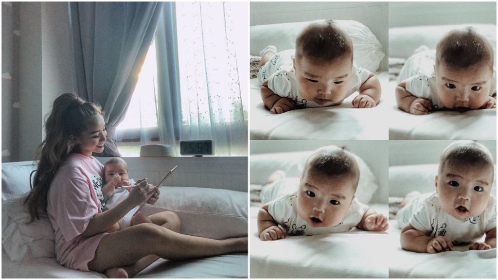 Naomi Neo's baby Kyzo just turned 4 months old and we can't get enough of this cutie - Alvinology
