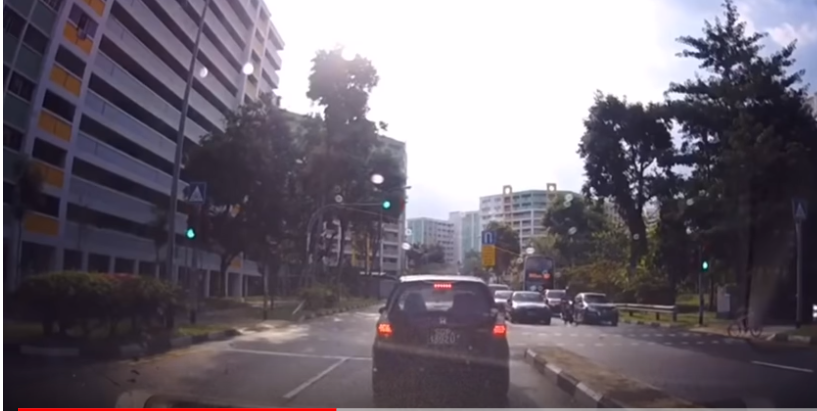 Cyclist gets run over by car but netizens aren't as sympathetic as you'd think - Alvinology