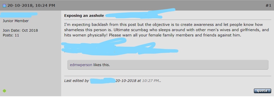 Woman tries to set internet lynch mob on man who allegedly cheated on her, it backfires horribly - Alvinology