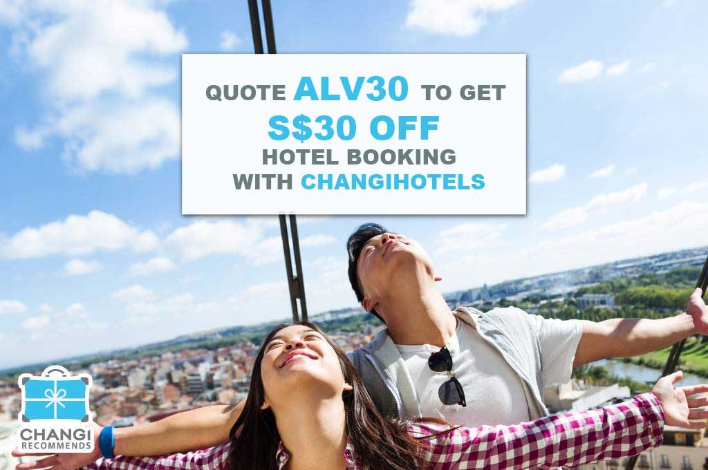 Enjoy $30 off with PROMO CODE when you book your hotel with ChangiHotels by Changi Recommends, or get FREE Wi-Fi for each day of hotel booked! - Alvinology