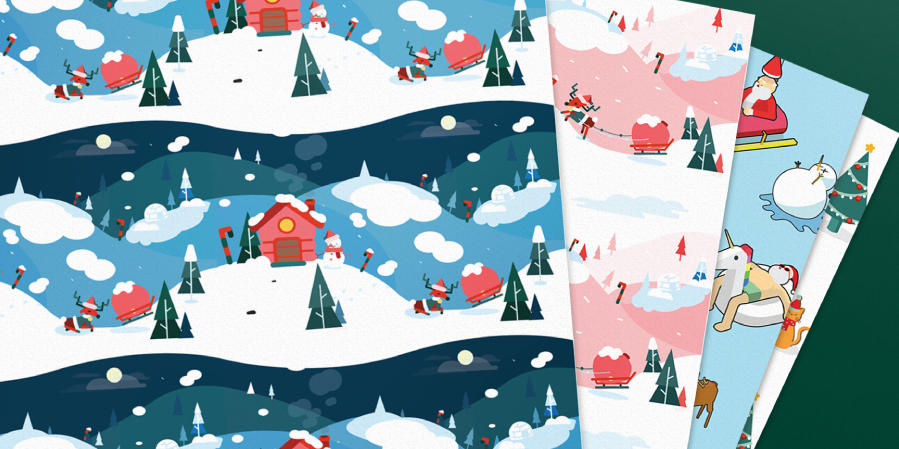 Be Amazed By These Surprisingly Singaporean Christmas Wrappers & Postcards - Alvinology