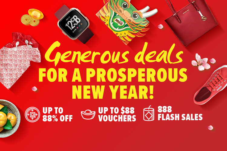 [GIVEAWAY] CNY Shopping with Lazada Singapore - 888 flash deals, up to 88% off, $88 vouchers up for grabs and more! - Alvinology
