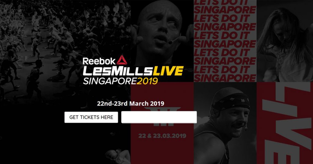 Reebok Les Mills Live is back in Singapore on March 2019 - Alvinology