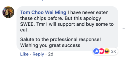 IRVINS Salted Egg apologies for alleged lizard in their product--shows other Singaporean companies how it's done - Alvinology